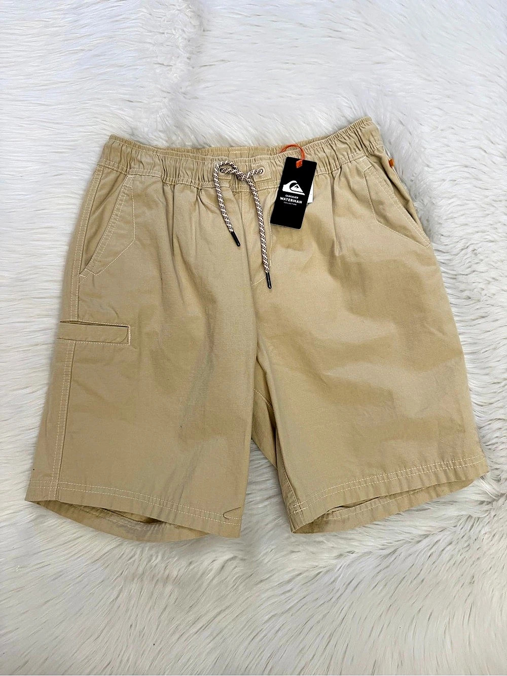 Quiksilver Waterman Light Tan Walk Shorts Sz S